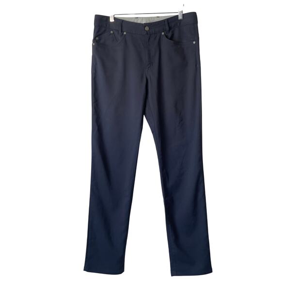 OUTLIER NYC STRONGTWILL DUNGAREES FIVE POCKET CHINO PANT BLUE SZ 32